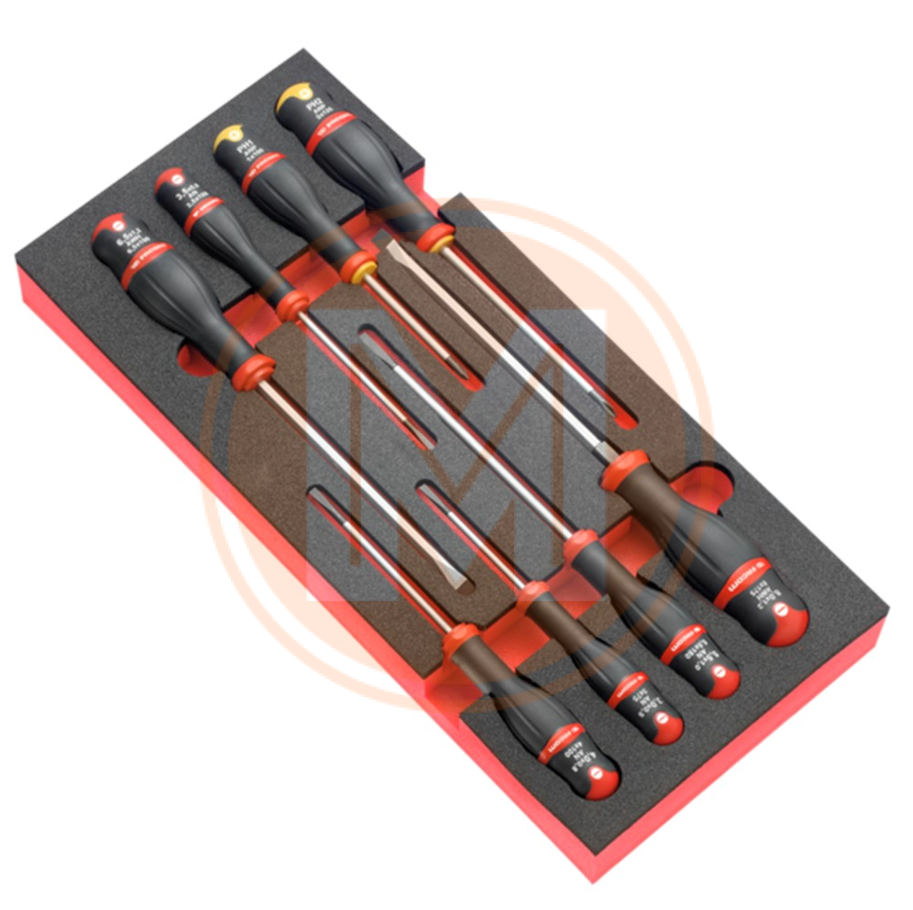 Facom Modm A Module Protwist Schroevendraaiers N Op Een Inlay Van