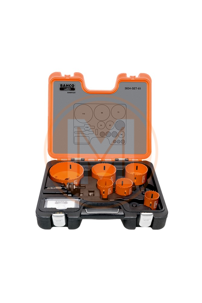 Bahco 3834 SET 61 Gatzagenset 6 Delig Toolmaster Shop