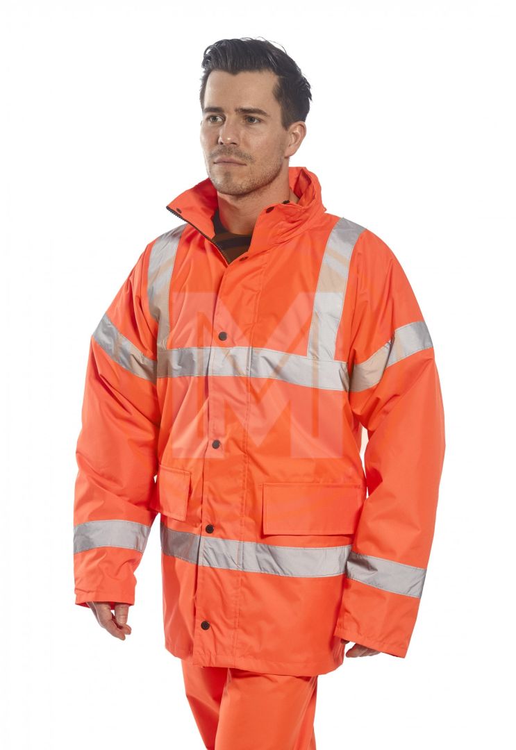 Portwest Hi-Vis Twee Kleuren Verkeersjack Size: XXL, Colour: Geel/grijs, S466YGYXXL