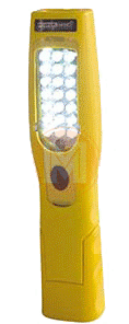 modus Beoefend Schijn Powerhand Looplamp 21+5 accu led (geel) | Toolmaster.shop