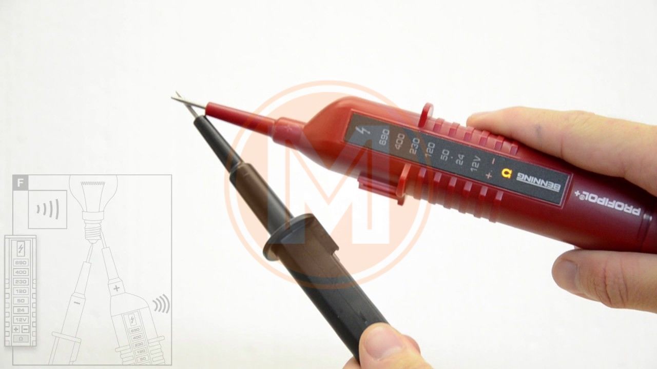 BENNING Spannungsprüfer PROFIPOL - Elektro- Installationsmaterial
