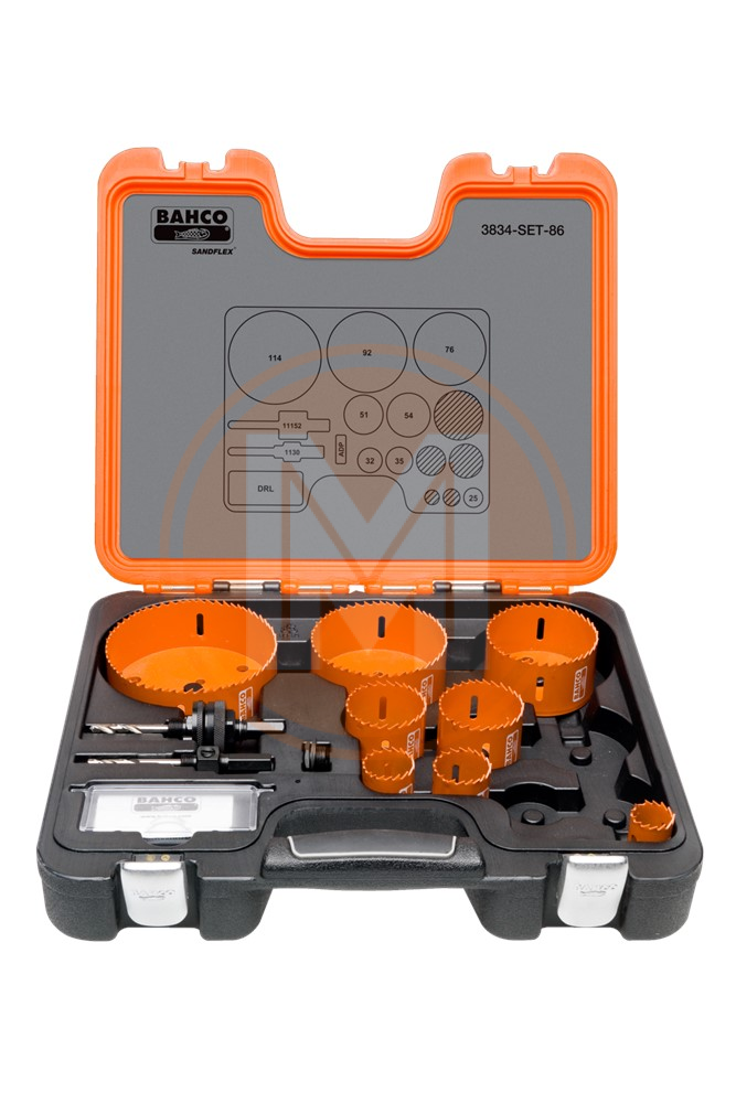 Bahco 3834-SET-42 Gatzagenset 4-delig | Toolmaster.shop