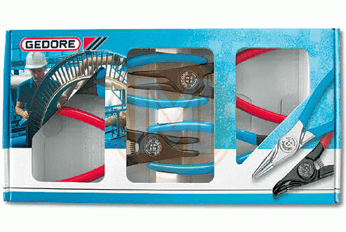 GEDORE S 8000 AE - Juego de 4 alicates segger exterior (3041980) | Leroy Merlin